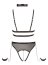 Lenjerie Intima Cottelli Collection Bondage - Negru - culoare si material