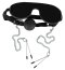 Masca, Ball Gag si Nipple Clamps - culoare si material