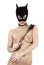 Masca Pisica Bad Kitty - Neagra## - detaliu finisaj