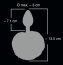 Butt Plug You2Toys "Colorful Joy Bunny Tail" 6 cm - Roz##