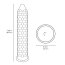 Prezervative LELO HEX Original,  3 Buc - detaliu design