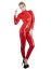 Catsuit Bodystocking Latex - Rosu - detaliu design