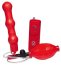 Vibrator Anal Gonflabil Rosu Unisex Bad Kitty - detaliu design
