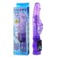 Vibrator Happy Rabbit cu Rotatii Wave Purple - vedere frontala
