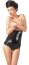 Corset Decupat Latex - Negru - dimensiuni complete