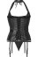 Corset Piele Ecologica Avanza - Negru - detaliu design