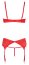 Set Lenjerie Intima Cottelli Collection - Rosu - dimensiuni complete