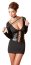 Rochie si Bici Cottelli Collection Bondage - Negru - vedere frontala