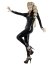 Catsuit LateX Negru# - detaliu finisaj