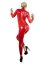Catsuit Bodystocking Latex - Rosu - accesorii incluse
