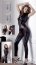 Overall Latex Kiara Cotelli Collection - Negru - vedere laterala