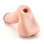 White 6" UR3 Cock Vac U Lock Penis Dildo