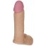 White 6" UR3 Cock Vac U Lock Penis Dildo