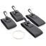 Set Catuse Toyz4Lovers "Easy Arms Restraint" Negru##