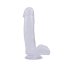 Dildo Transparent Chisa Novelties "Hi-Rubber" 19,5cm - detaliu finisaj