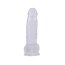 Dildo Transparent Chisa Novelties "Hi-Rubber" 19,5cm - vedere laterala