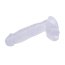 Dildo Transparent Chisa Novelties "Hi-Rubber" 19,5cm - dimensiuni complete