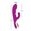 Vibrator Javida »Heating Vibe« 22 cm - Violet