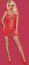 Set Neglijeu Rosu Obsessive Bride, 2 piese, S/M# - dimensiuni complete