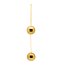 Bile Vaginale Kegel Toyz4Lovers "Gold Balls" 22 cm - Galben##