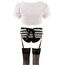 Costumatie Menajera Sexy Cotelli Collection - detaliu finisaj