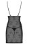 Set Neglijeu Negru Obsessive Bride, 2 piese, S/M