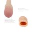 Prelungitor Penis Cyberskin 4 Extra Thick Extension - culoare si material