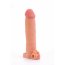 Prelungitor Penis cu Vibratii Lovetoy »Pleasure X-Tender 3« 20,32 cm - Natural