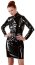 Rochie Latex Look Black Level - Negru