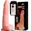 Vibrator Natural Incalzire  Lybaile »Fiery Dong Flesh« 20,4 cm - Natural