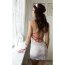 Costum Sexy Asistenta Softline- Alb - dimensiuni complete