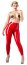 Pantaloni Latex Rosii pentru Femei - accesorii incluse