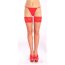 Stockings Plasa Softline - Rosu# - detaliu design