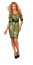 Rochie Military Datex Guilty Pleasure - Verde - vedere frontala