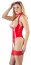 Body Latex Look Black Level-Rosu - culoare si material