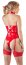 Body Latex Look Black Level-Rosu - accesorii incluse