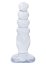 Crystal Jellies Dildo Anal Delight Transparent - vedere frontala