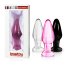Butt Plug Anal Sticla Lovetoy "Glass Romance" 12 cm##