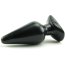 Butt Plug Smoth Negru XXL Doc Johnson - dimensiuni complete