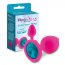 Plug Anal RelaXxxx Silicone Diamont Plug Pink Medium - culoare si material