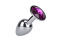 Plug Anal Metal Purple Jewel Small