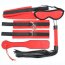 Set Bondage, Erotica Fetish Art Red, 7 Piese