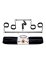 Sistem Imobilizare Piperdream »Spreader Bar Fetish Fantasies Series« Argintiu - culoare si material