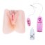 Masturbator cu Vibratii HAOOY "Anthea Magic Flesh" 17 cm - Natural - dimensiuni complete