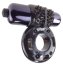 Inel penis cu vibrator, Fantasy C-Ringz, Negru