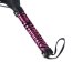 Bici Franjuri Piele Bicolor Negru-Violet, 40 cm - dimensiuni complete
