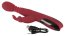 Vibrator Rabbit Rosu cu Rotatii, Vibratii, Incalzire si Lovitura de Ciocan - detaliu finisaj