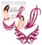 Tatuaj Intim Temporar cu Strassuri Cottelli Collection "Sticker Glitter Tattoo"Violet