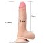 Dildo Realistic Lovetoy "Sliding Skin Dong 7" 18cm - Natural##