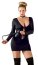 Rochie si Bici Cottelli Collection Bondage - Negru - detaliu design